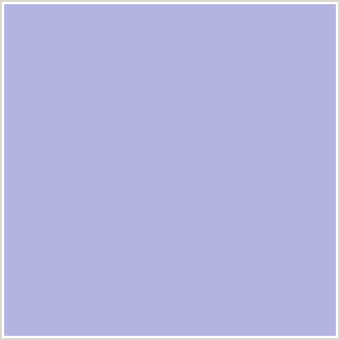 B5B4E0 Hex Color Image (BLUE, COLD PURPLE)