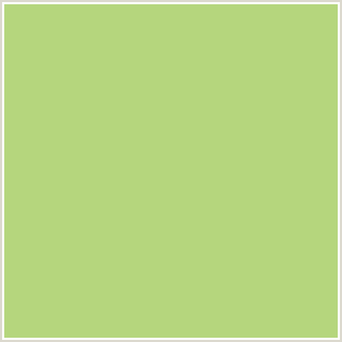 B5D67D Hex Color Image (FEIJOA, GREEN YELLOW)