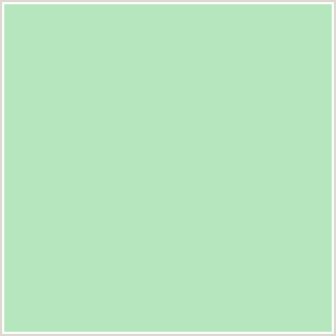 B5E6BE Hex Color Image (FRINGY FLOWER, GREEN)