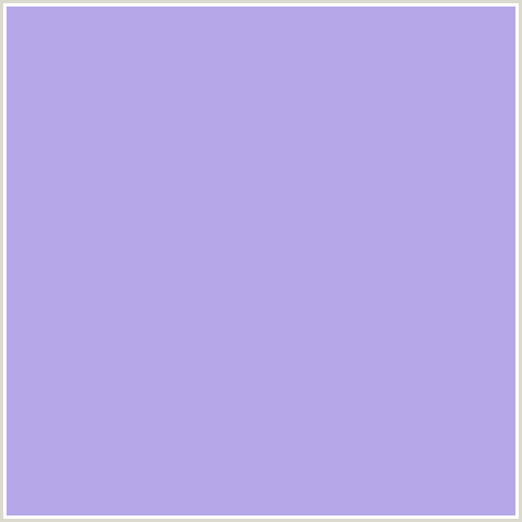 B6A7E9 Hex Color Image (BILOBA FLOWER, BLUE VIOLET)