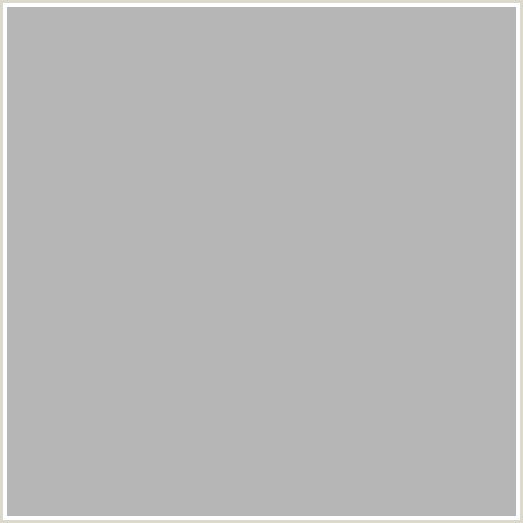 B6B6B6 Hex Color Image (GRAY, GREY, NOBEL)