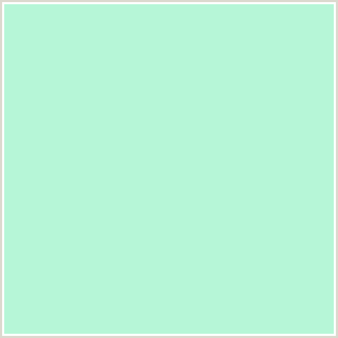 B6F6D7 Hex Color Image (GREEN BLUE, ICE COLD, MINT)