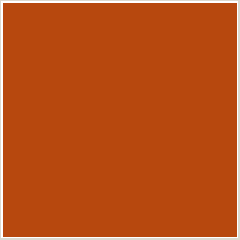 B7480E Hex Color Image (ORANGE RED, RUST)