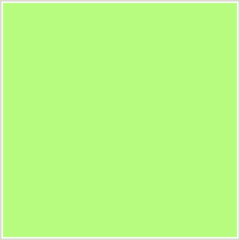 B7FB7F Hex Color Image (GREEN, MINDARO)