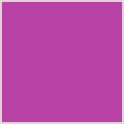 B842A6 Hex Color Image (DEEP PINK, FUCHSIA, FUCHSIA PINK, FUSCHIA, HOT PINK, MAGENTA)