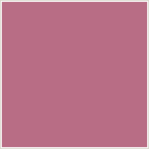 B86D85 Hex Color Image (RED, TURKISH ROSE)