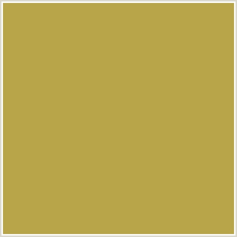 B8A549 Hex Color Image (HUSK, YELLOW)