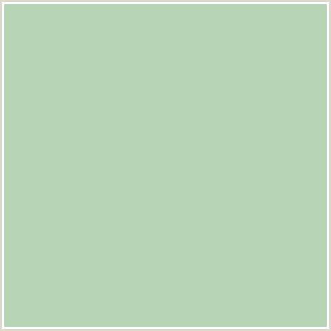 B8D4B6 Hex Color Image (GREEN, PALE LEAF)