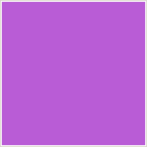 B95CD6 Hex Color Image (LAVENDER, PURPLE, VIOLET)