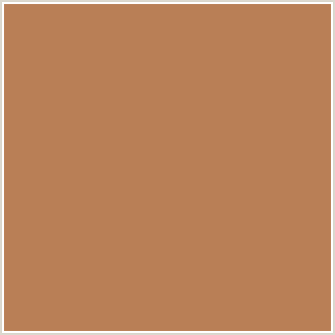 B97F56 Hex Color Image (MUDDY WATERS, ORANGE RED)