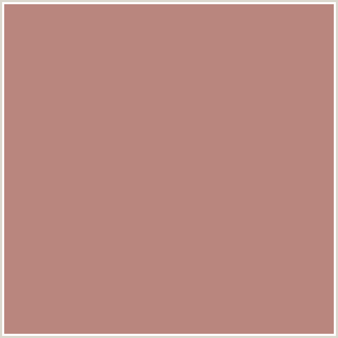 B9867E Hex Color Image (BRANDY ROSE, RED)