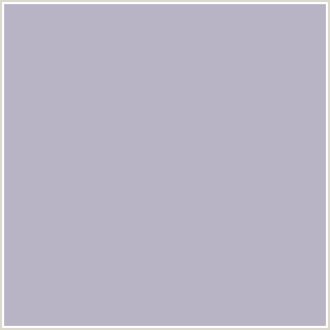 B9B4C5 Hex Color Image (BLUE VIOLET, CHATELLE)