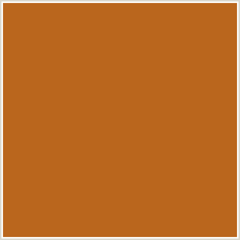 BA661D Hex Color Image (BOURBON, ORANGE RED)