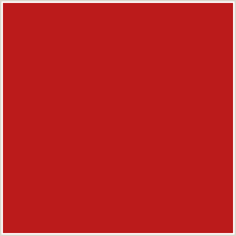 BB1B1B Hex Color Image (RED, THUNDERBIRD)