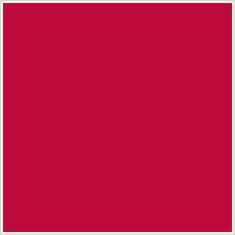 BD0C3B Hex Color Image (RED, SHIRAZ)