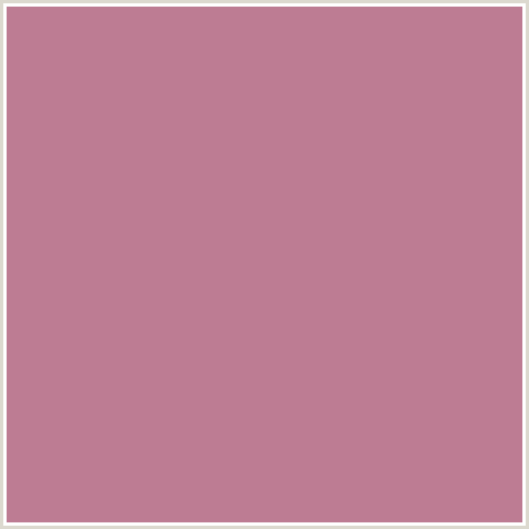 BD7C93 Hex Color Image (RED, TURKISH ROSE)