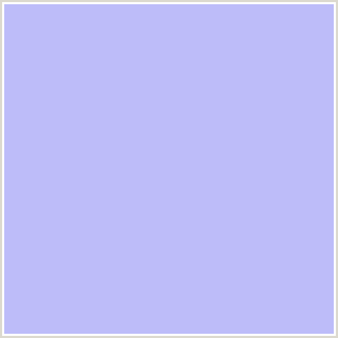 BDBCF9 Hex Color Image (BLUE, PERFUME)
