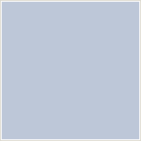 BDC7D8 Hex Color Image (BLUE, HEATHER)