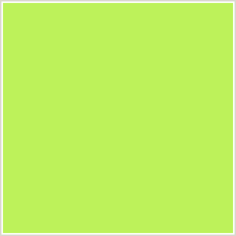 BDF25A Hex Color Image (GREEN YELLOW, SULU)