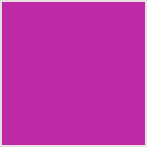 BE29A6 Hex Color Image ()