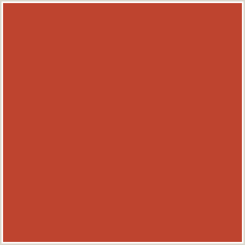 BE442F Hex Color Image (MOJO, RED)