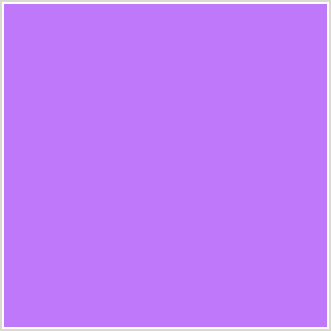 BF78FA Hex Color Image (HELIOTROPE, VIOLET BLUE)