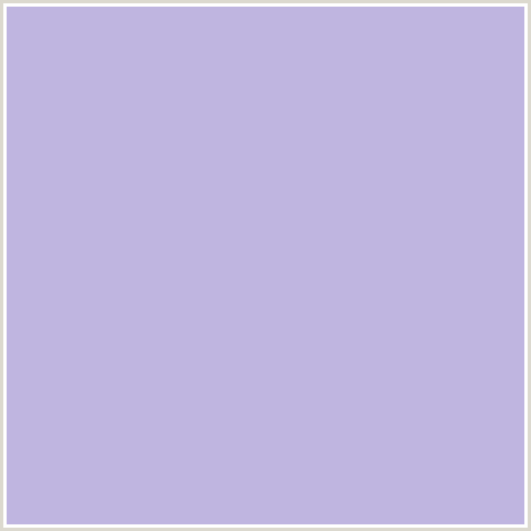 BFB5E0 Hex Color Image (BLUE VIOLET, PRELUDE)