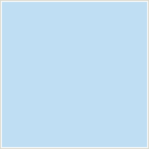 BFDDF3 Hex Color Image (BLIZZARD BLUE, BLUE)