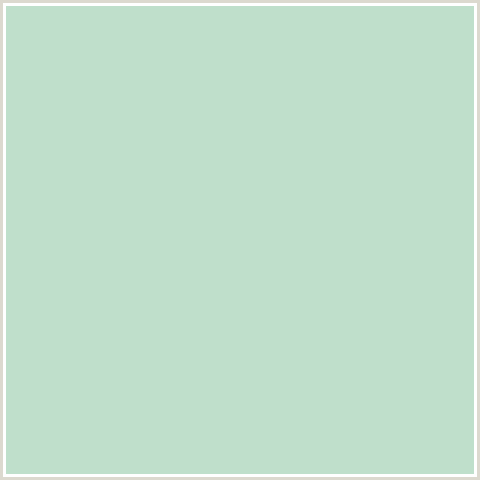 BFDFCB Hex Color Image (EDGEWATER, GREEN BLUE)