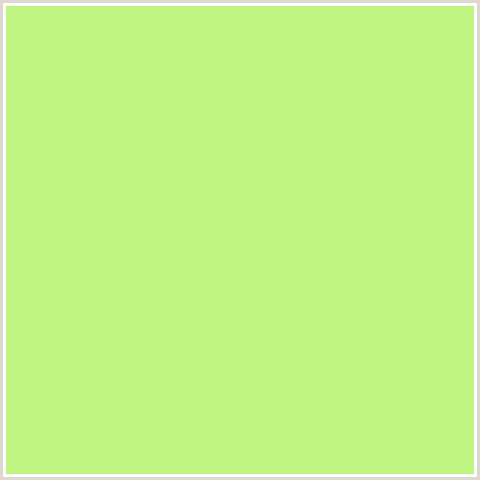 BFF480 Hex Color Image (GREEN YELLOW, SULU)