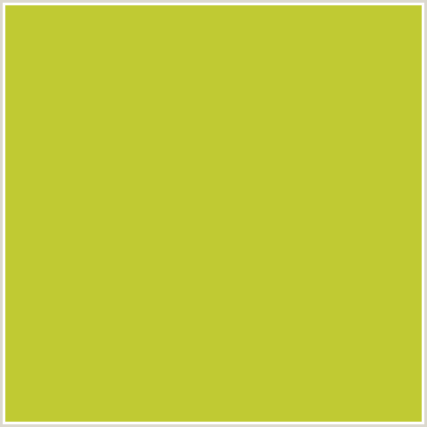 C0CA33 Hex Color Image (EARLS GREEN, YELLOW GREEN)
