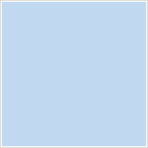 C0D8F0 Hex Color Image (BLUE, SPINDLE)