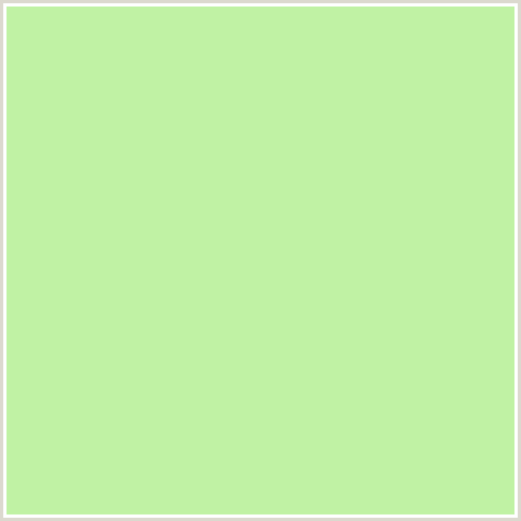 C0F2A4 Hex Color Image (GOSSIP, GREEN)