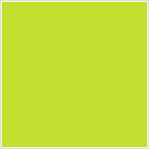 C1DF2F Hex Color Image (GREEN YELLOW, PEAR)