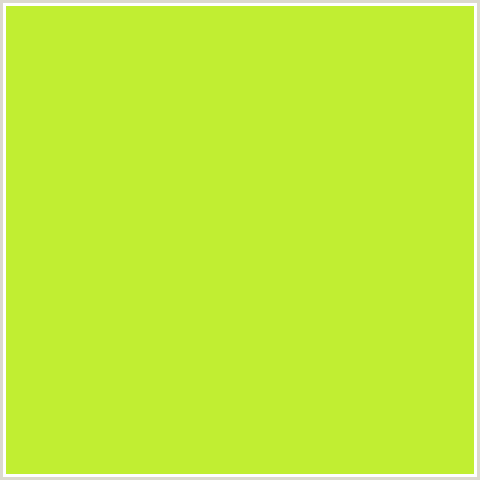 C1EE32 Hex Color Image (GREEN YELLOW, PEAR)