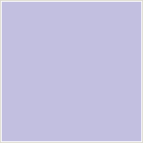 C2BFE0 Hex Color Image ()