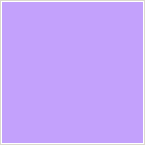 C3A1FC Hex Color Image (BLUE VIOLET, MAUVE)