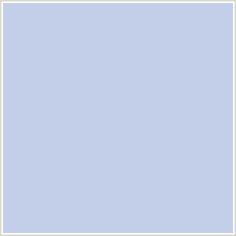 C3CEE8 Hex Color Image (BLUE, PERIWINKLE GRAY)