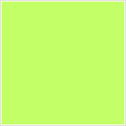 C3FF67 Hex Color Image (CANARY, GREEN YELLOW)