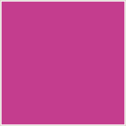 C43D8E Hex Color Image (DEEP PINK, FUCHSIA, FUSCHIA, HOT PINK, MAGENTA, MULBERRY)