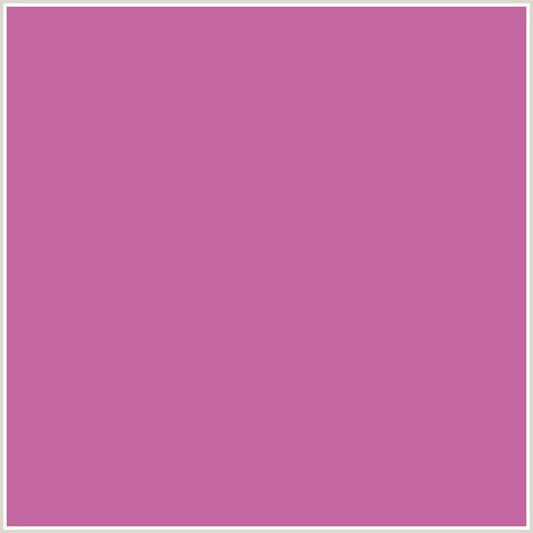 C4669F Hex Color Image (DEEP PINK, FUCHSIA, FUSCHIA, HOPBUSH, HOT PINK, MAGENTA)