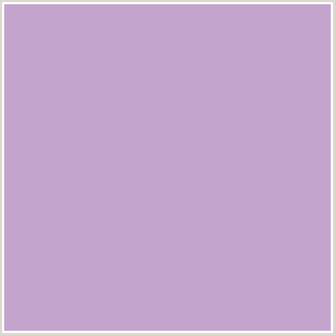 C4A4CD Hex Color Image (LAVENDAR, LONDON HUE, PURPLE, VIOLET)