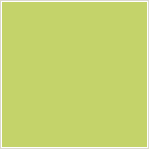 C4D36A Hex Color Image (TACHA, YELLOW GREEN)