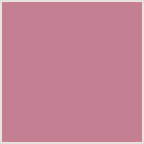 C57F92 Hex Color Image (PUCE, RED)