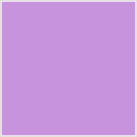 C693DC Hex Color Image (LAVENDAR, LIGHT WISTERIA, PURPLE, VIOLET)