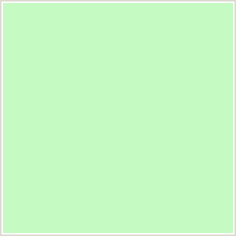 C6FAC3 Hex Color Image (GOSSIP, GREEN)