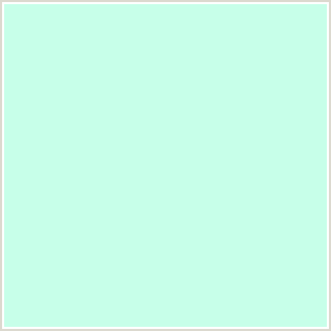 C7FFE9 Hex Color Image (AERO BLUE, GREEN BLUE, MINT)