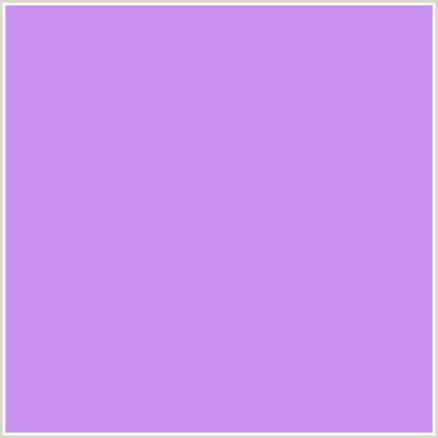 C891ED Hex Color Image (BILOBA FLOWER, VIOLET BLUE)