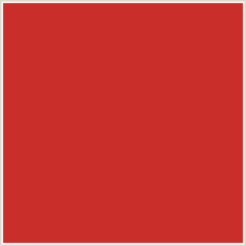 C92E2A Hex Color Image (PERSIAN RED, RED)