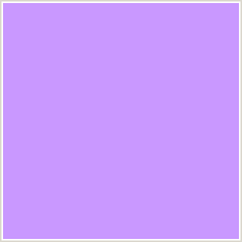 C998FF Hex Color Image (BLUE VIOLET, MAUVE)